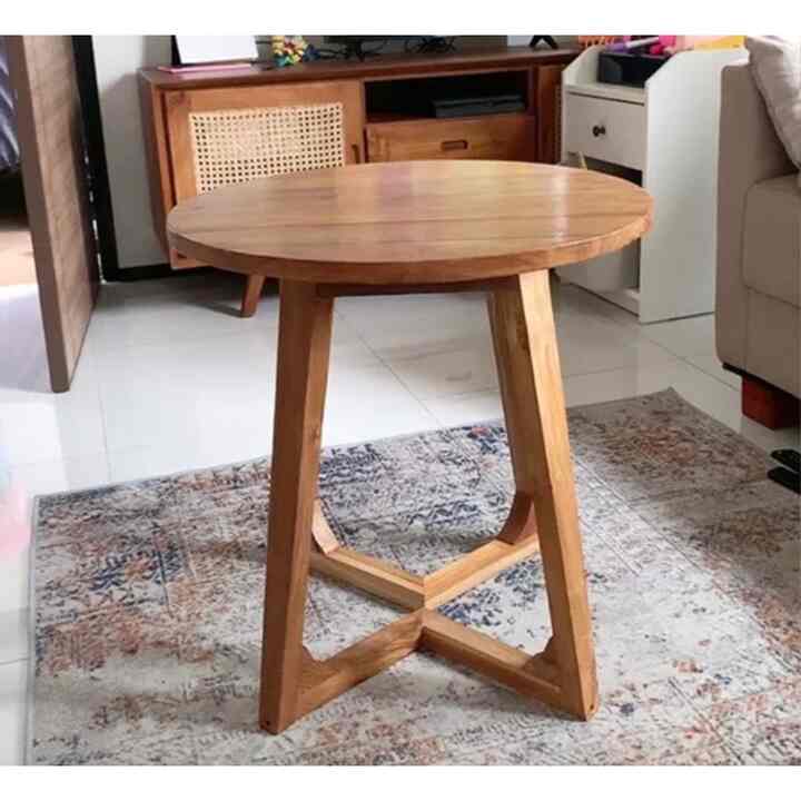 Meja Teras Kaki V Bundar