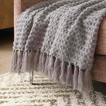 Dorumi Selimut Throw - Abu-Abu