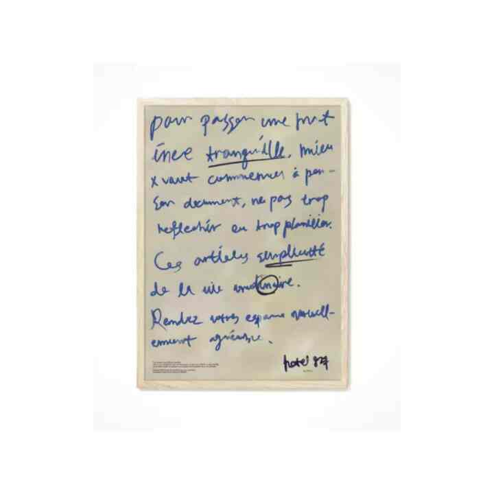 Splash French art print