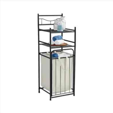 Brody Rak Kamar Mandi 2 Tingkat Dengan Keranjang Laundry