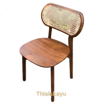 KURSI CAFE ROTAN KLASIK