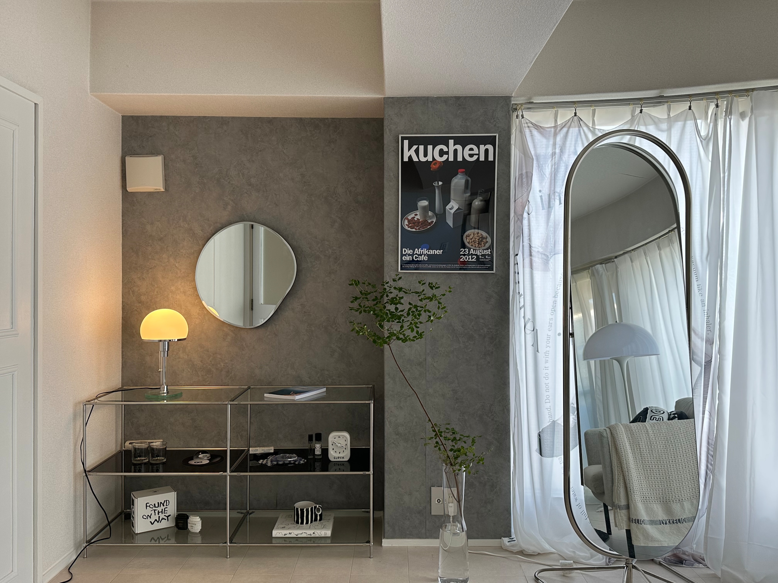 furnihunter Tool rack 001 GL half ガラスラック［8色］ | 棚