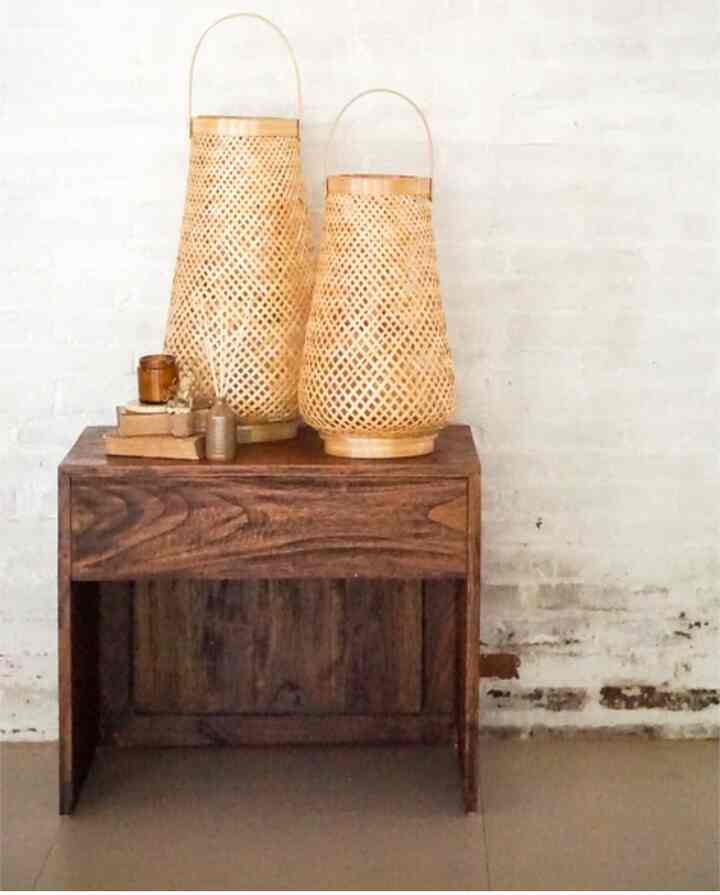 Bamboo Lantern - Natural