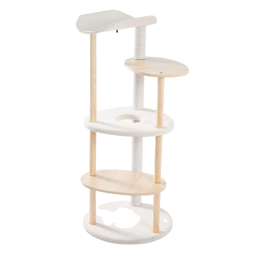 キャットタワー 木製 爪研ぎ