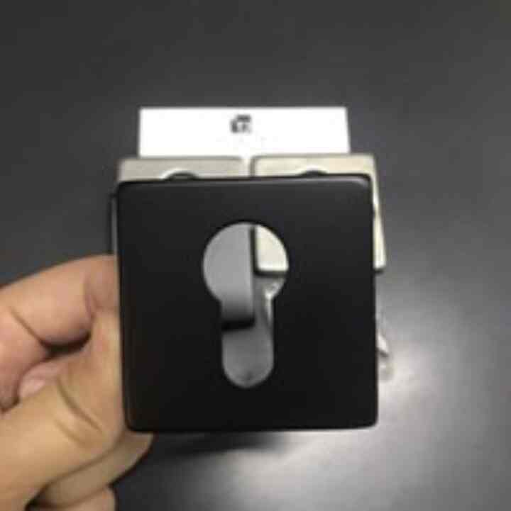 Escutcheon Kotak Kunci, ESCNSQ01 Matt Black
