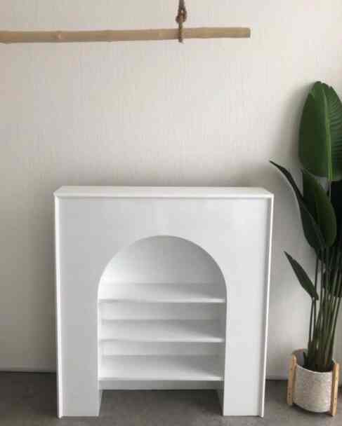 Rak Perapian - White