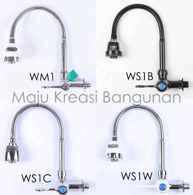 Kran Angsa Fleksibel SOLIGEN PVC WM1 WS1C WS1W WS1B