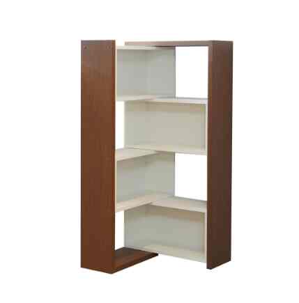 Mac Rak Buku - Cokelat/Putih