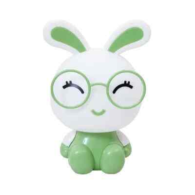 Eglare Lampu Meja Rabbit, Hijau