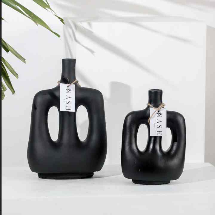 Hoyo Vase Black - 23cm
