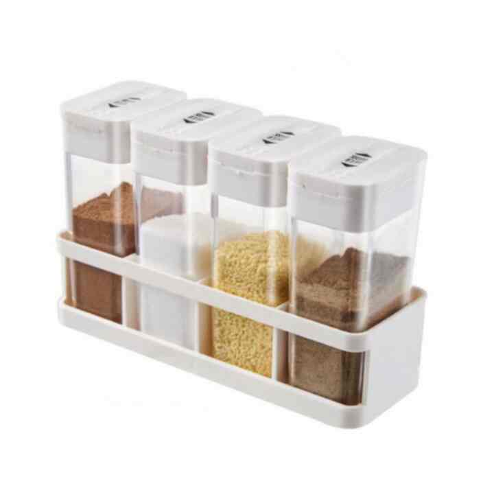 Set 4pcs Tempat Bumbu Plastik
