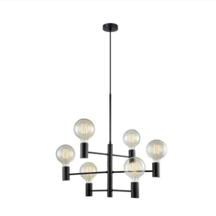 Hellon Lampu Gantung Hias 6l H75 - Hitam