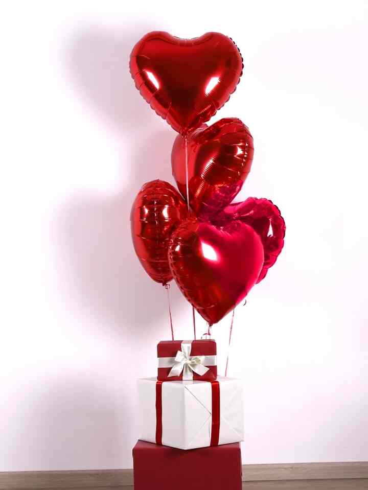 ハート型バルーンセット