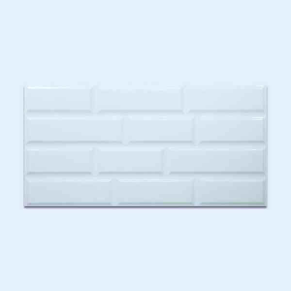 Wall Tile Rectifiado dTube White 30x60cm 1box(5pcs)