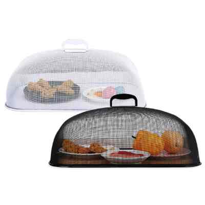 Nagoya L - Tudung Saji Stainless Kotak Bulat Putih