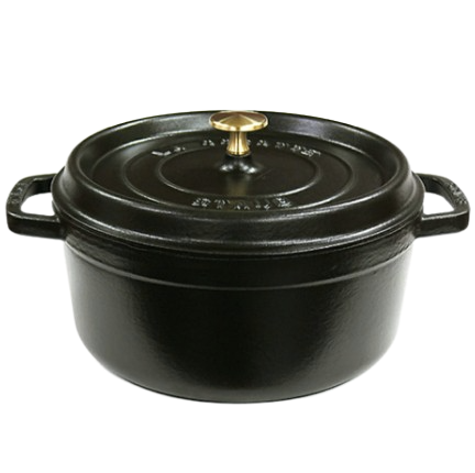 Staub ® White 4-Qt. Round Cocotte (Multiple options)