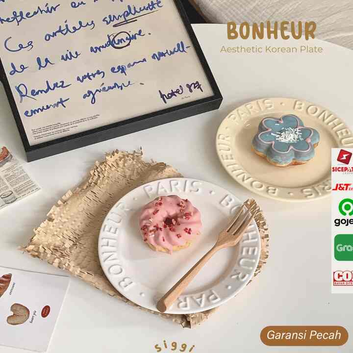 BONHEUR Piring Aesthetic