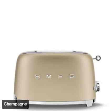 SMEG TSF01 Toaster 2x2 (Red) - Champagne
