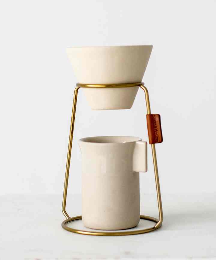 b2c コーヒードリッパー ストーンウェア＋ドリッパースタンド ラウンド