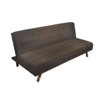 Lawrence Sofa Tidur Fabric - Cokelat