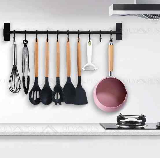 Kitchen Bar Minimalis 40cm Hitam
