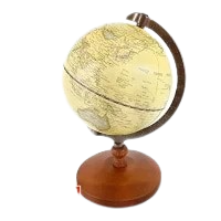 地球儀 アンティーク風 英語表記