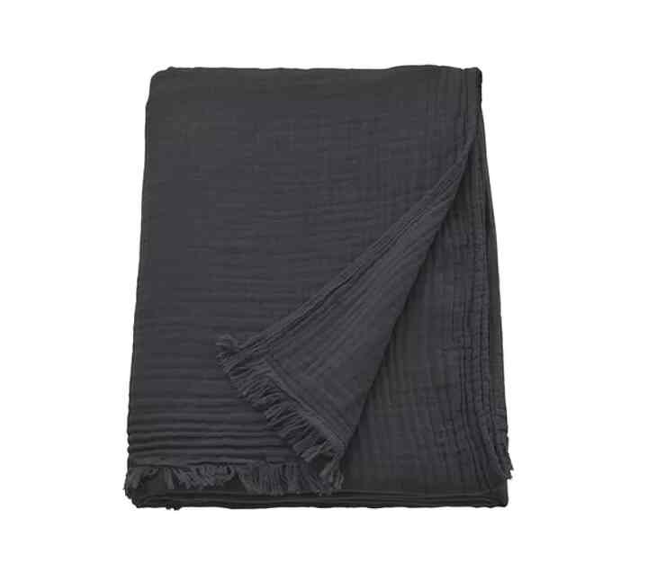 VALLKRASSING Selimut kecil, antrasit