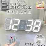 3D LEDデジタル 置き時計