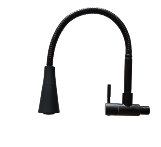 Kran Sink Hitam Flexible