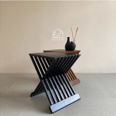 Fulding Stool - Hitam
