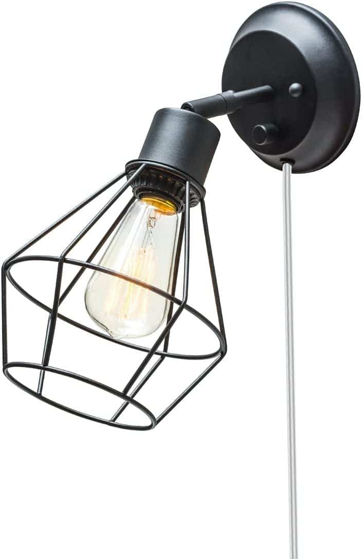 65291 Industrial Cage Wall Sconce