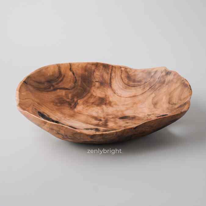 Tempat Buah Kayu Rustic 32cmx26cmx8cm
