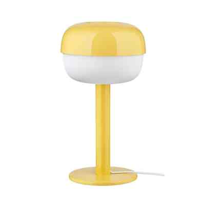 BLÅSVERK Lampu meja, kuning, 36 cm