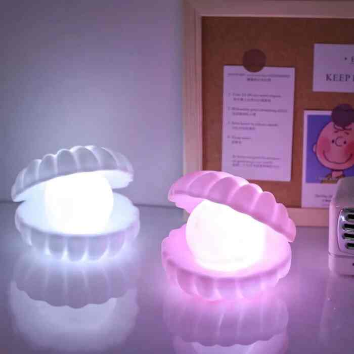 Lampu Tidur LED Shell Lamp