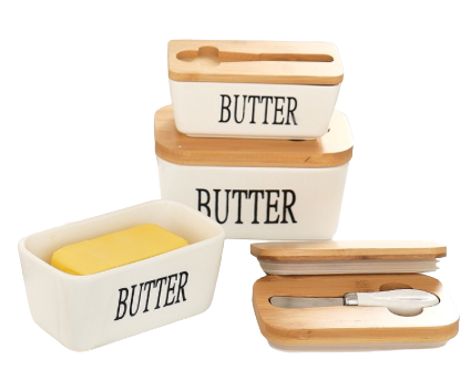 Tempat Butter With Knife
