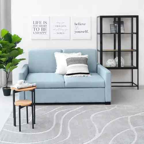 Miane Sofa Tidur 2 Dudukan Biru