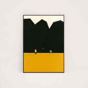 ポスター B2 “Frisbee”