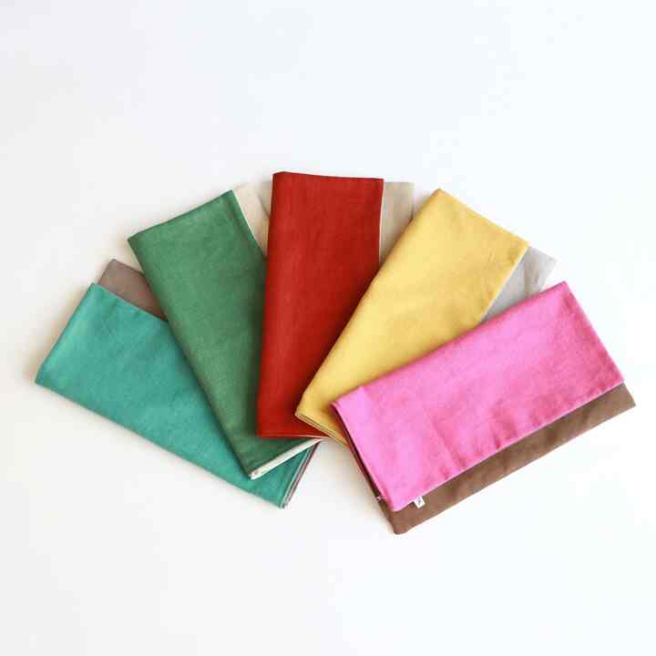 CALEIDO 2COLORSクッションカバー［5色・2サイズ］