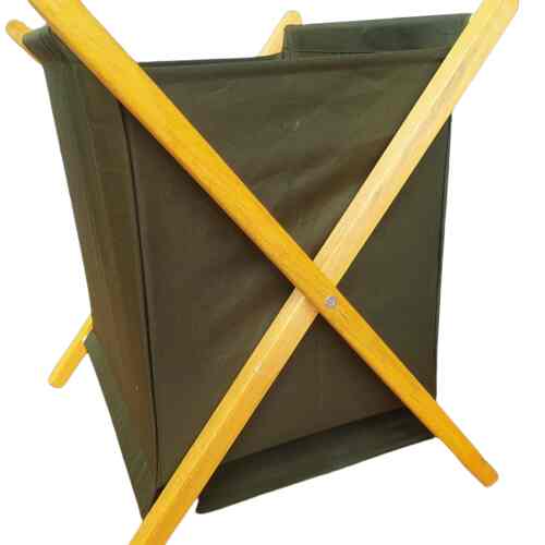Keranjang laundry Kayu Lipat