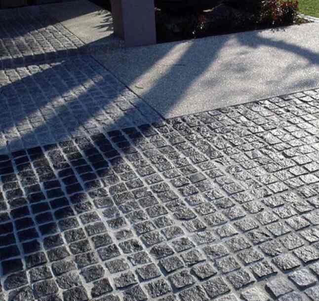 Andesit coble 10x10 batu alam carport - Tebal 1 cm