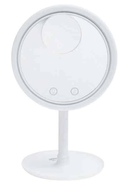 Cermin Rias Meja Pembesaran 5x - Putih