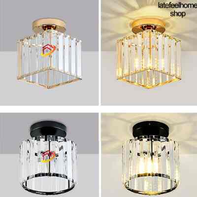 Lampu plafon kristal