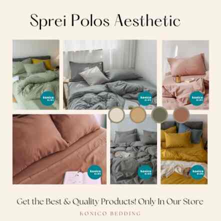 Sprei Polos Pastel 