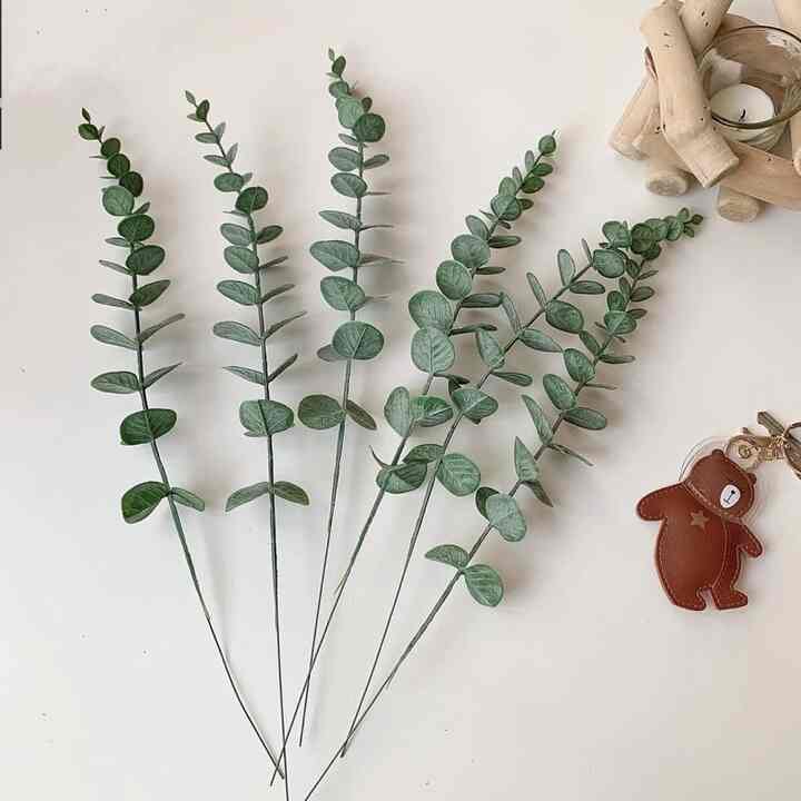 ARTIFICIAL FLOCKING EUCALYPTUS DAUN PLASTIK