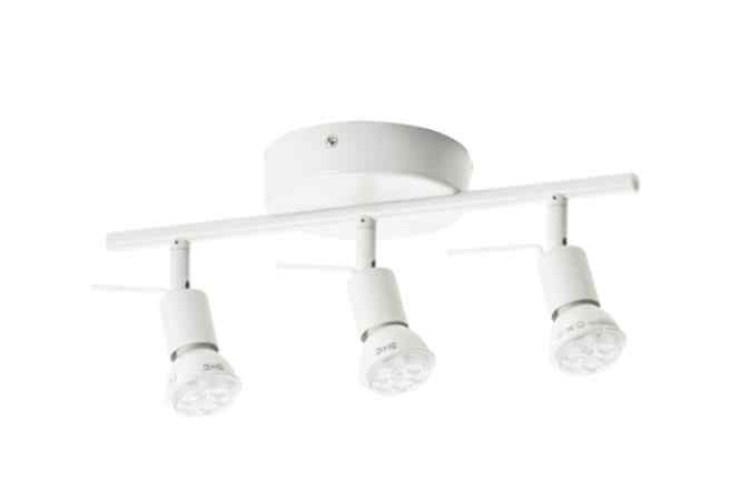 TROSS, Trek plafon, 3 tempat lampu, putih