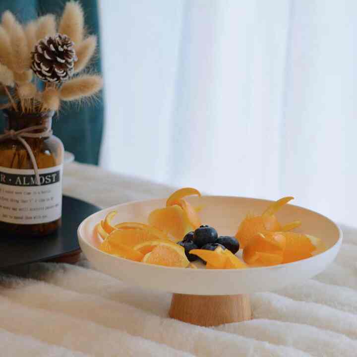 Simple Round Food Tray 6818