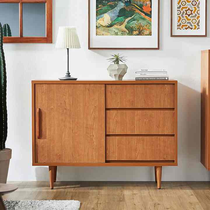 サイドボード 収納 キャビネット［2色］