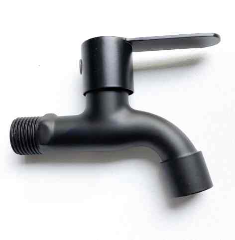 Kran air Tembok Hitam Stainless