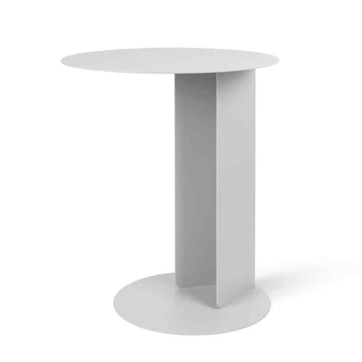 ミニマリストメタルサイドテーブル