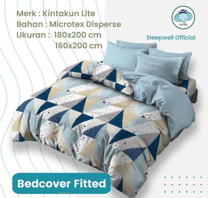 KINTAKUN LITE Set Bedcover + Sprei Flat 180x200